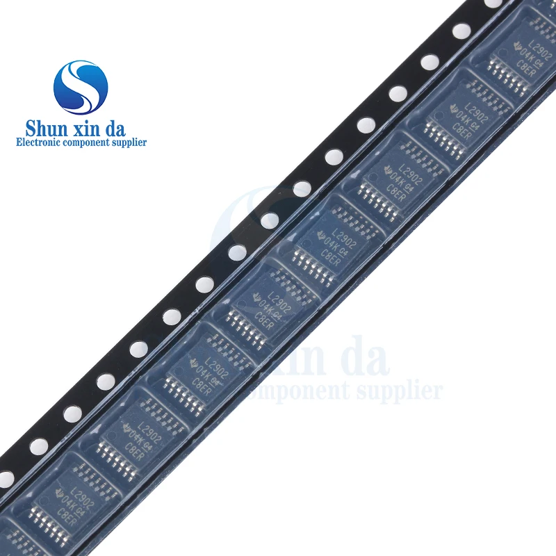 20PCS LM2902PWR TSSOP-14 L2902 LM2902 LM2902PT LM2902PWRG4 1.2MHz 26V 2mV 20nA SMD Quadruple Operational Amplifiers IC