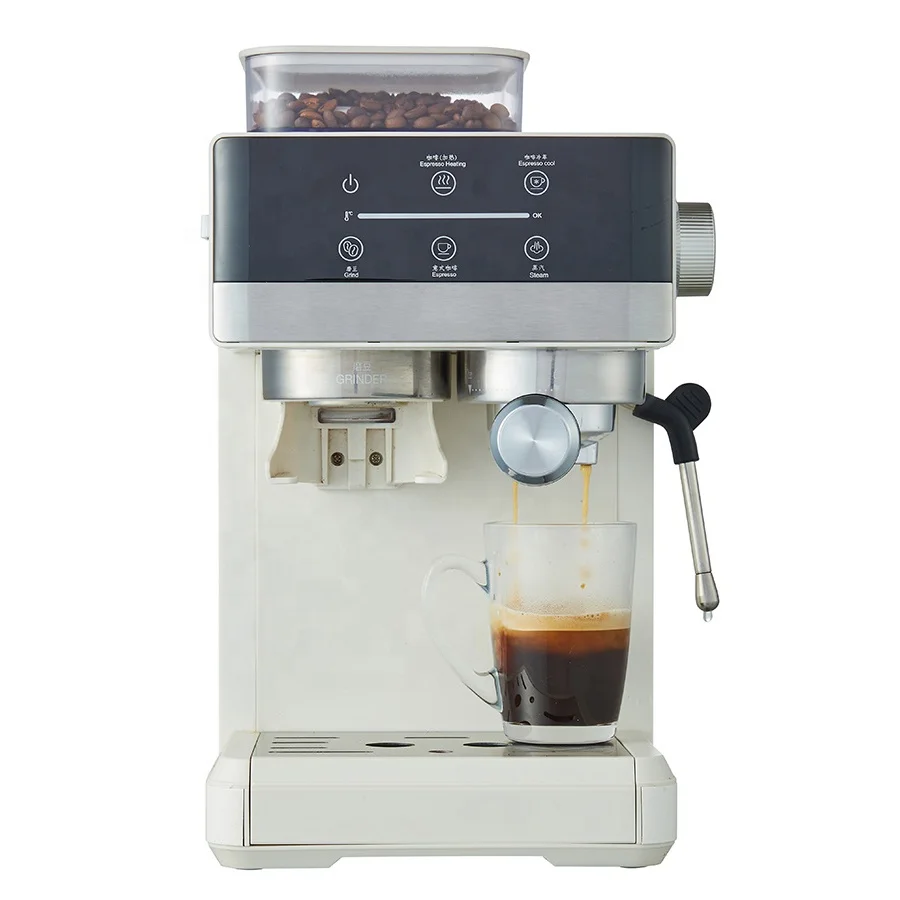 Automatische Smart Home Office Ijskoud Molen Cappuccino Cafetera Kahve Makinesi Koffiezetapparaat Espressomachine