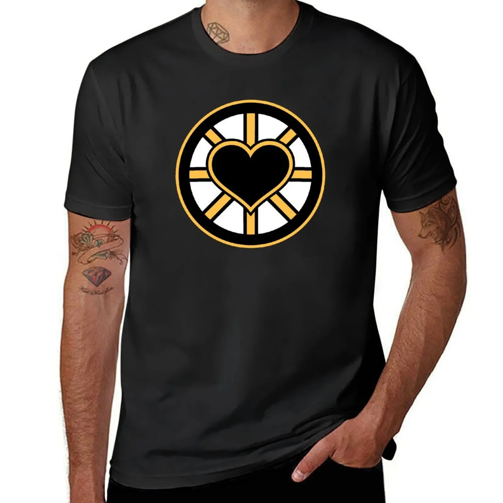 For the Love of Bruins T-Shirt oversizeds tees summer tops slim fit t shirts for men