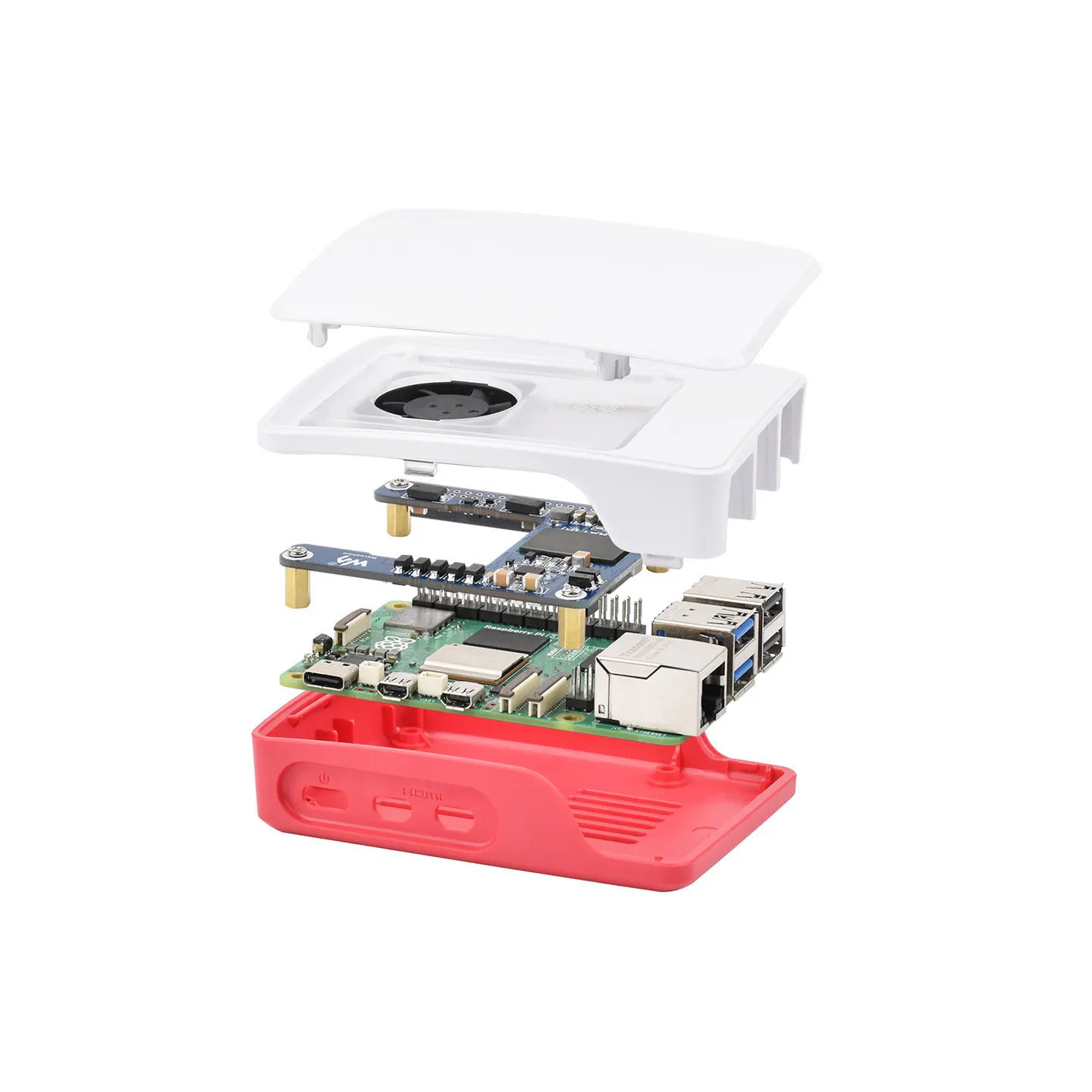 Woli Weixue Raspberry Pi 5CM5 dedicated Ethernet PoE power supply expansion board 5V 5A isolated switch mode power supply
