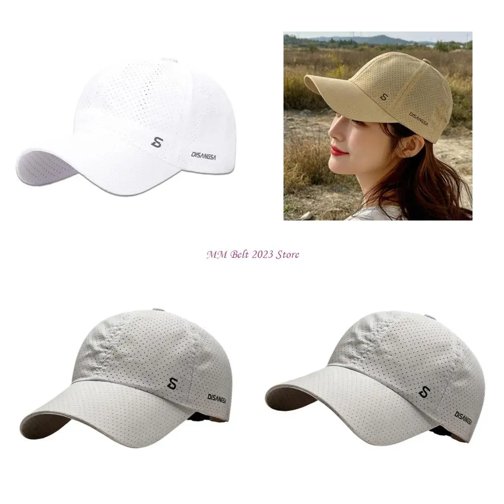 49ME Outdoor Sun Cap With Quick Drying Feature Breathable Mesh Design Baseball Hat For Hiking Camping Short Trip Sport Wear