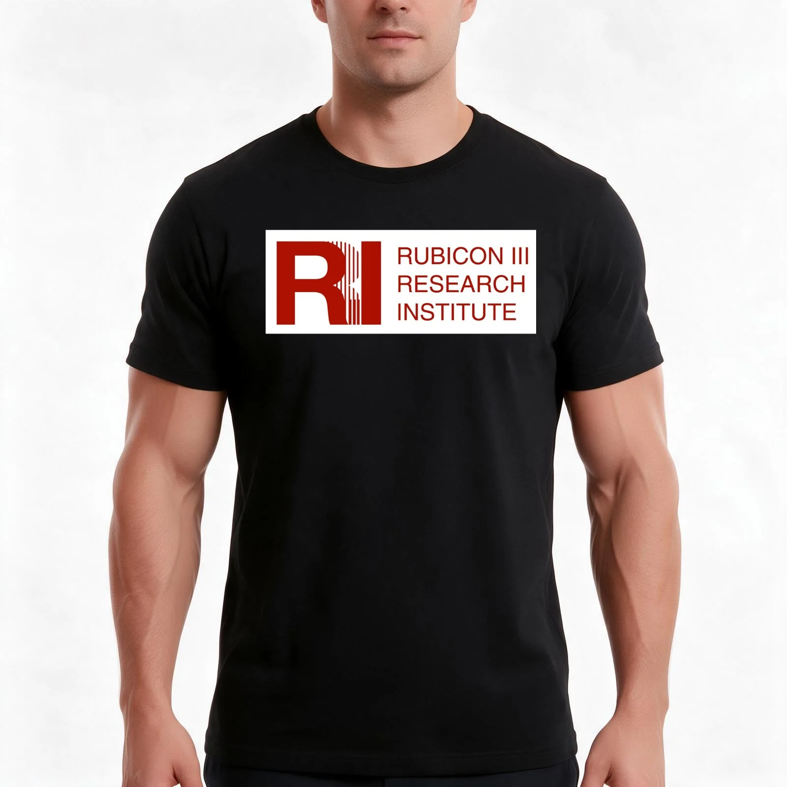 Rubicon III Research Institute from Armored Core VI T-Shirt, Summer Casual Cotton Tee, Oversized Streetwear Tops, 100% Cotton