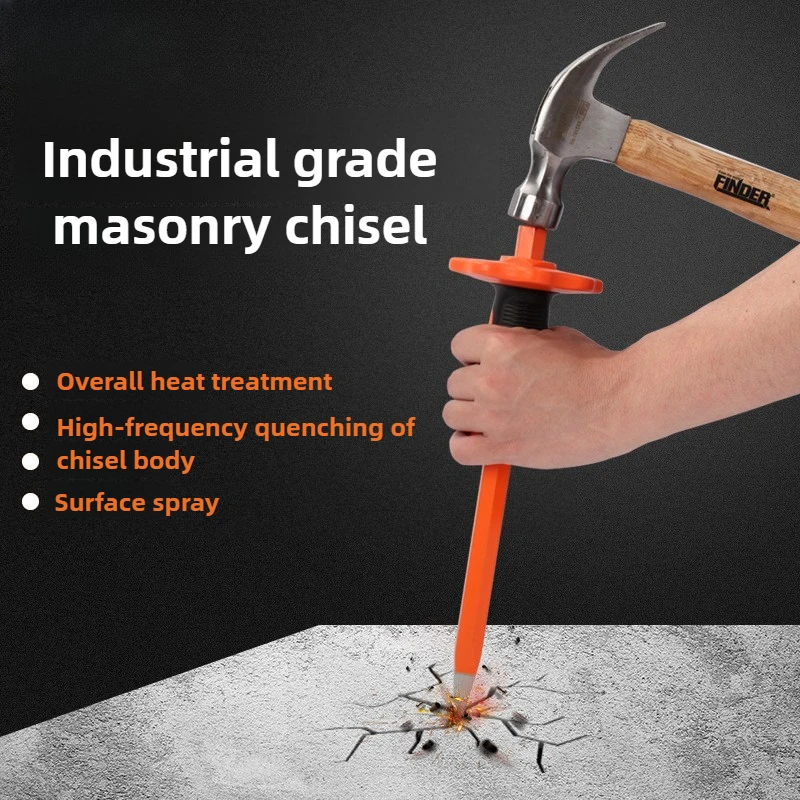 

Долото для резьбы по камню, прочное заостренное плоское долото, ручная каменная ледяная скульптура, строительные инструменты для резьбы, портативные аппаратные инструменты