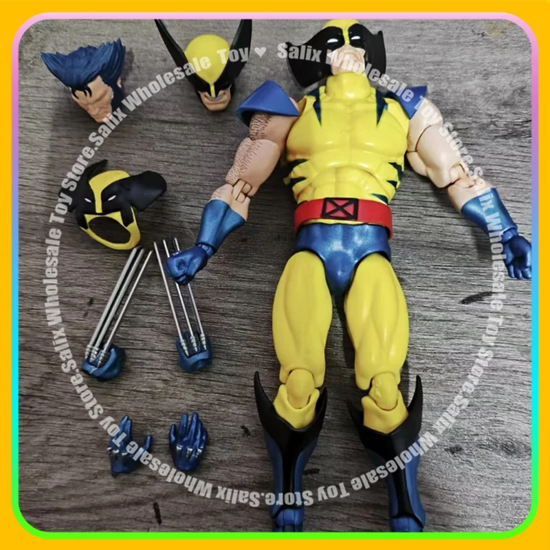 

In Stock Original Mafex Wolverine Reissue Logan Marvel X-Men Anime Action Figures Pvc Collection Statue Figures Gifts Toys