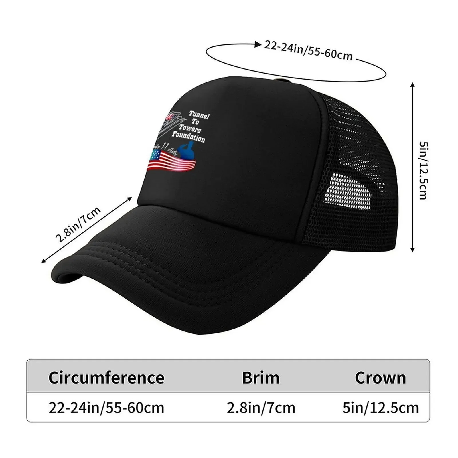New Stephen Siller Tunnel to Towers Foundation Baseball Cap Luxury man cap luxury woman cap Streetwear Beach For Girls Men's