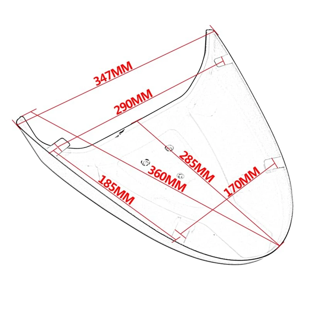 Motorcycle Rear Seat Cowl Cover For Triumph Trident 660 2021-2025 Seat Fairing Cover