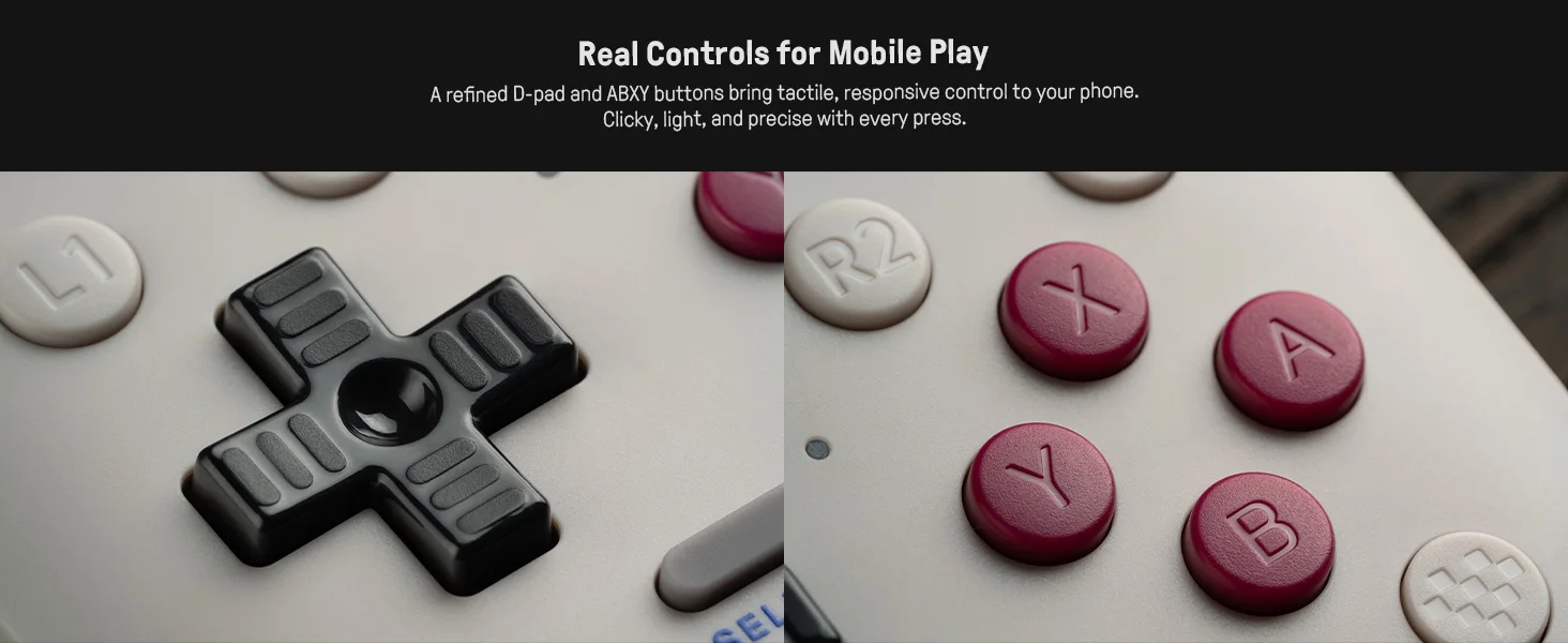 8BitDo FlipPad Flip-Style Mobile Game Controller, Spielzubehör USB-C Gaming Gamepad für iPhone Android Vertikal Mobile – Detail 9