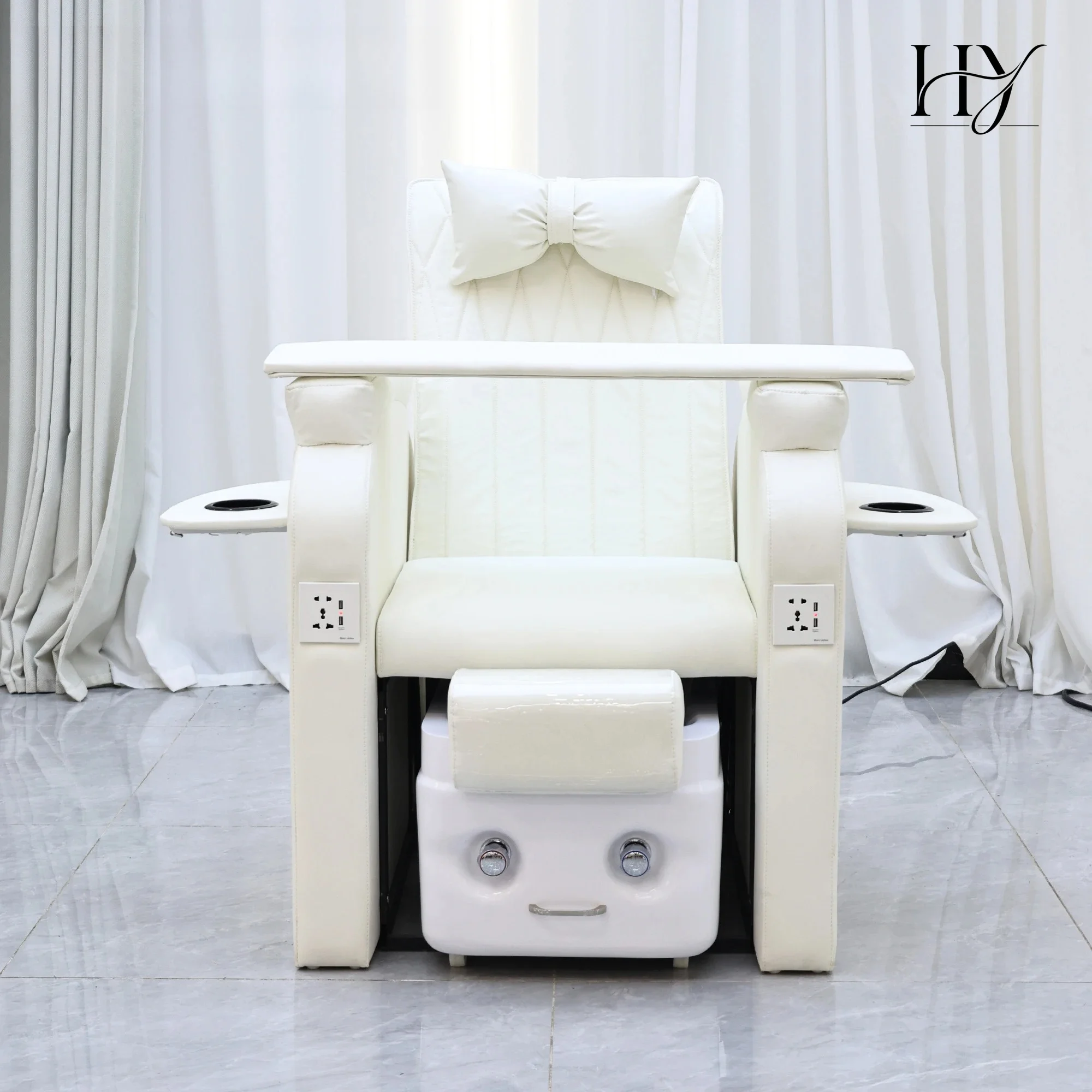 Nail Salon Pedicure Recliner Chair Multifunction Foot Massage Spa Chair Beauty Salon Furniture Nail Shop Equipment