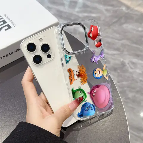 Disneys mobilskal med tecknad karaktär och motiv till iPhone 17 16e 16 15 14 13 12 11 mini Pro Max X XR XSMAX 8 7 Air Plus transparent skal 6 best sales Inifrån och ut Pixar - №1