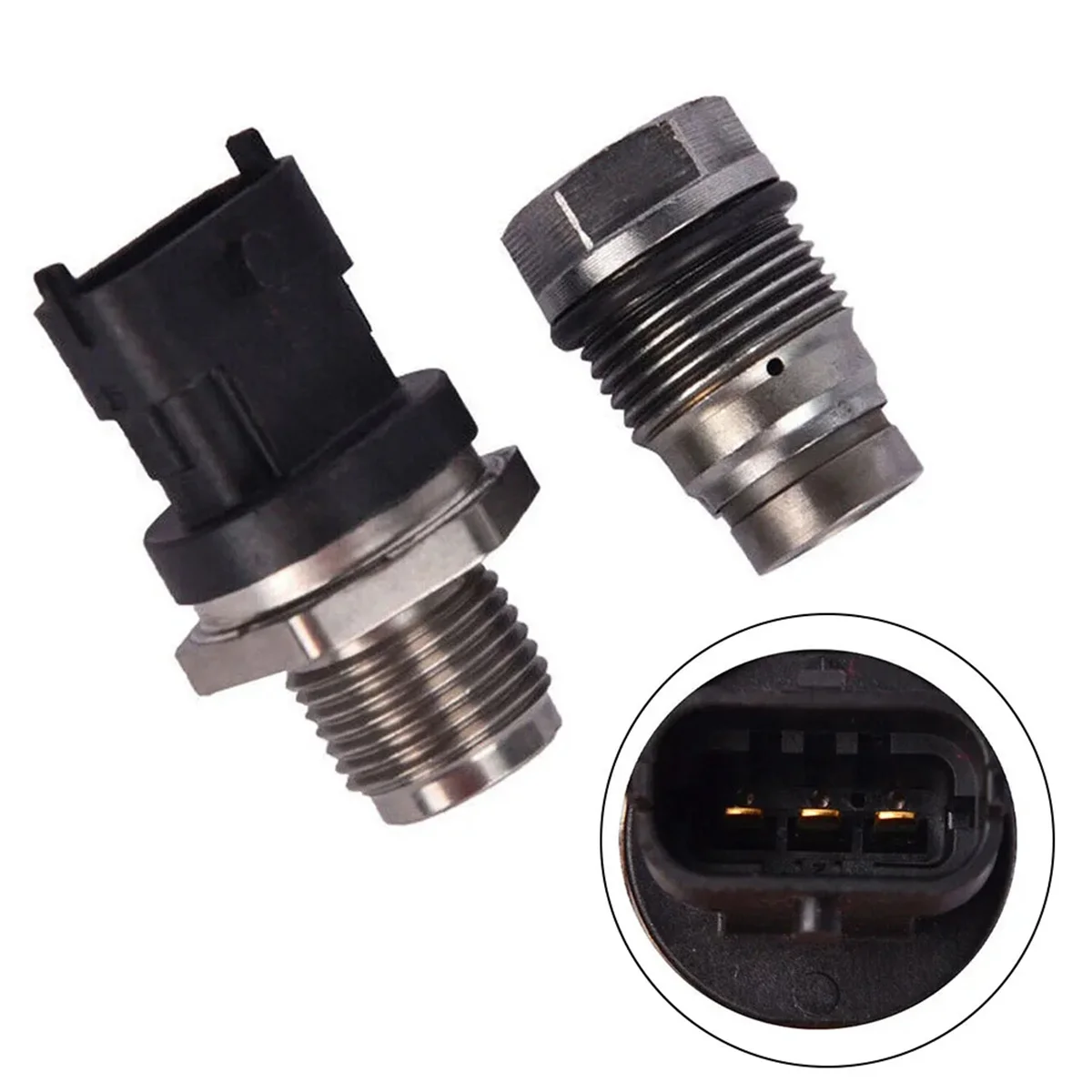 1Set Pressure Sensor Kit for Volvo FL FE D5E D6E B5LH B5RH B6R B7R 20973777 Fuel Common Rail Pressure Sensor