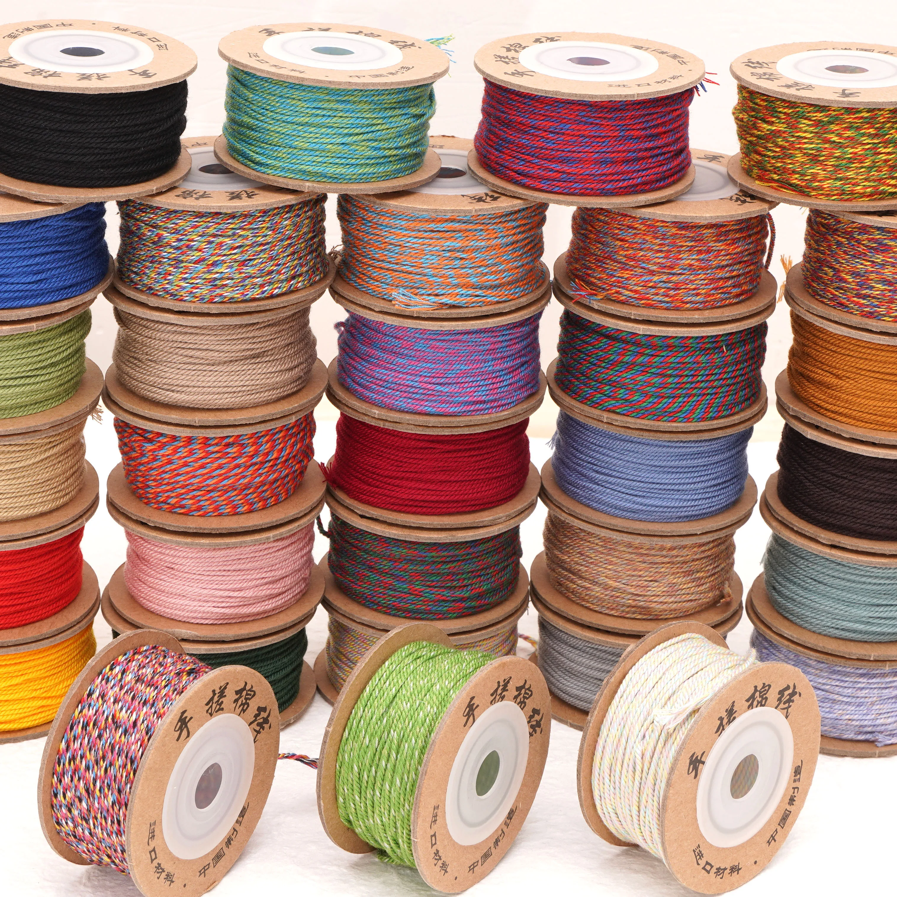 Cord Trim Twisted - 1/1.2/1.5mm Polyester Hand Twisted Cord Trim