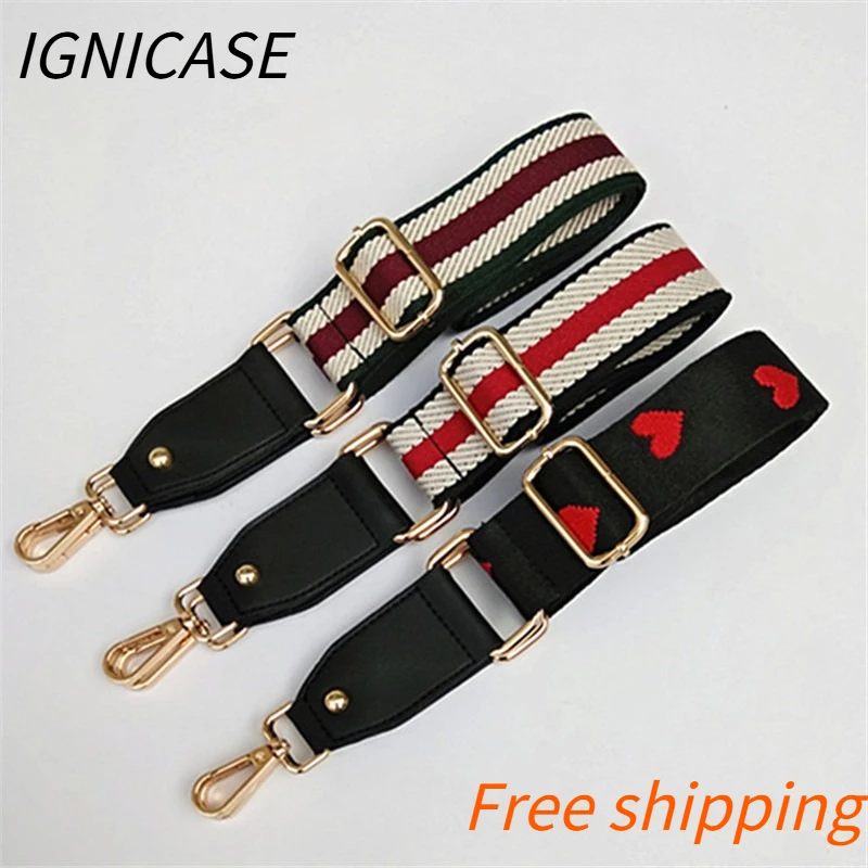 

Сменный утолщенный регулируемый цветной плечевой ремень для сумки-мессенджера IGNICASE, новый