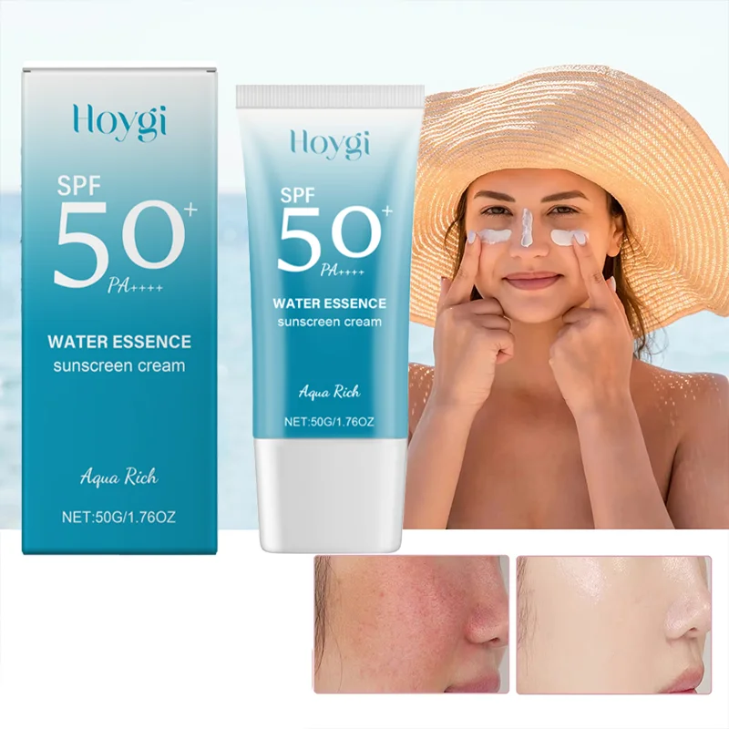 

Легкий нежирный осветляющий солнцезащитный крем SPF 50+ Увлажняющий Быстро впитывающий изолирующий крем для лица Ежедневная защита от ультрафиолета