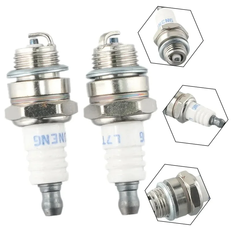 2 Pcs Sparkle Plug Universal CJ8 Torch L6RTC L7RTC L8RTC L8RTF Engines Small Standard Generators Garden Power Tools Accessories
