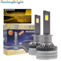H1 Led Headlight Bulb 240W 21000LM X8 3000K H1 Car Led Headlight High Beam Low Beam