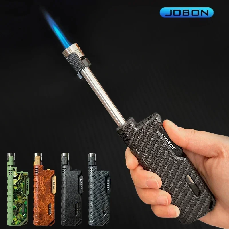 

2025 NEW Creative Telescopic Pole Ignition Blue Flame Windproof Lighter Kitchen Outdoor Camping BBQ Spray Gun Lighter Men's Tool