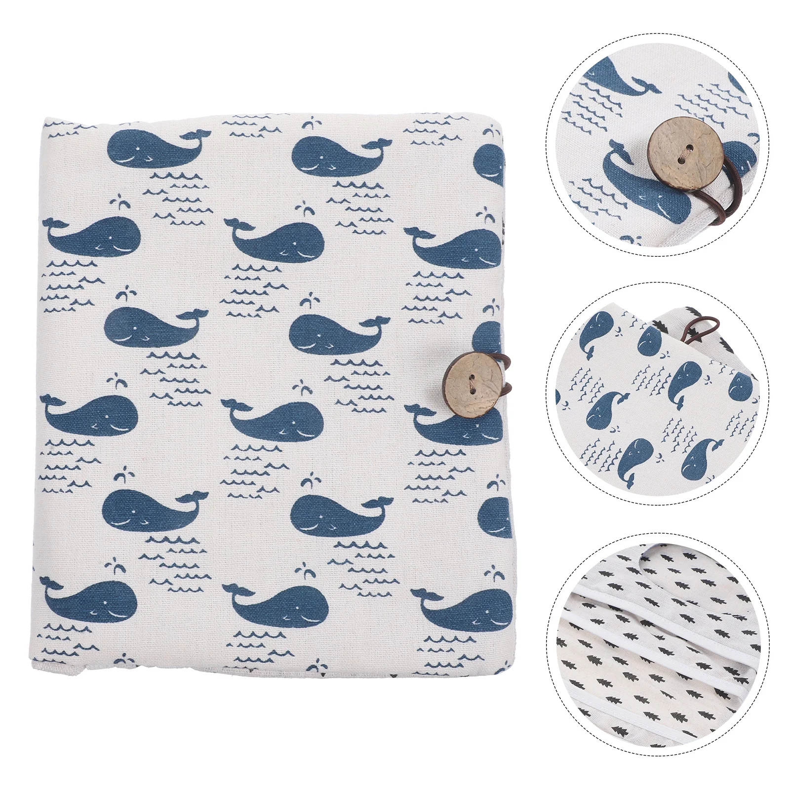 حقيبة متعددة الوظائف ذات سعة كبيرة لتنظيم الأطفال وحقيبة تخزين قابلة لإعادة الاستخدام ومقاومة للاهتراء من القطن والبوليستر وخفيفة الوزن