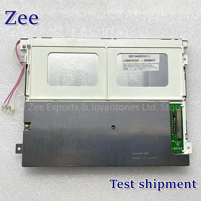 Original 8.4 Inch LCD LQ084S3DG01 100%  tested LCD display screen for Industrial Equipment