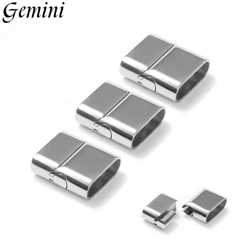 

5 шт., магнитные застежки из нержавеющей стали 316L, отверстие 20*6,5 мм, плоский кожаный шнур, магнитная пряжка, браслет, изготовление ювелирных изделий своими руками, аксессуары