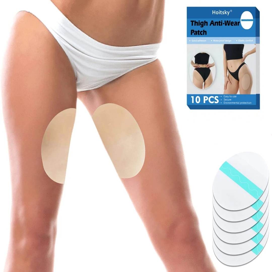 

Waterproof Invisible Anti-Chafing Stickers for Thighs & Heels, Transparent Anti-Wear Patches for Inner Thigh & Heel