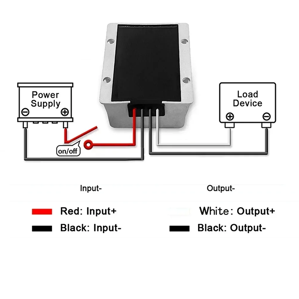 24V to 13.8V 12V 5A 60A 40A 30A 20A 15A 10A Voltage Transformer DC DC Converter Step Down Buck Regulator Power Converter