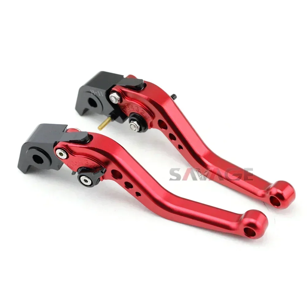 Short Brake Clutch Levers For KAWASAKI VERSYS 1000 ZX6R ZX-6RR ZX9R ZX10R ZX12R NINJA Z1000 ZZR600 Motorcycle Adjustable Handles