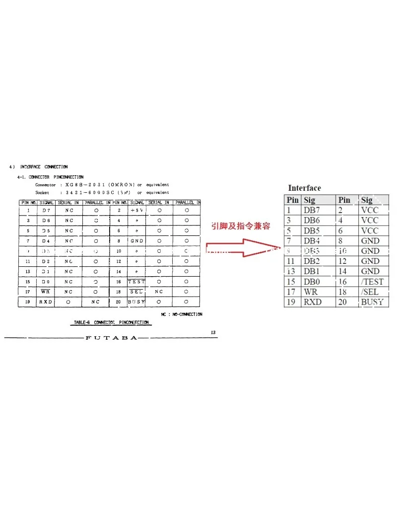 Compatible VFD Display Module 5V Serial 14-Segment Alphanumeric for Industrial Control