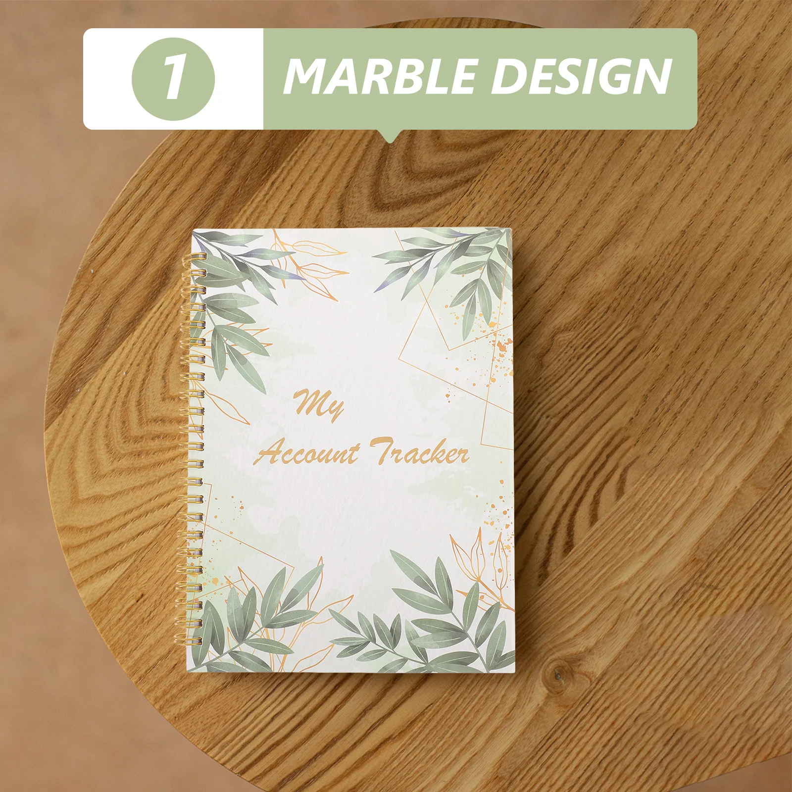 1-конфинансовая организация Блокнот с контрольной книгой для эффективного трекера бюджета журнала управления денег