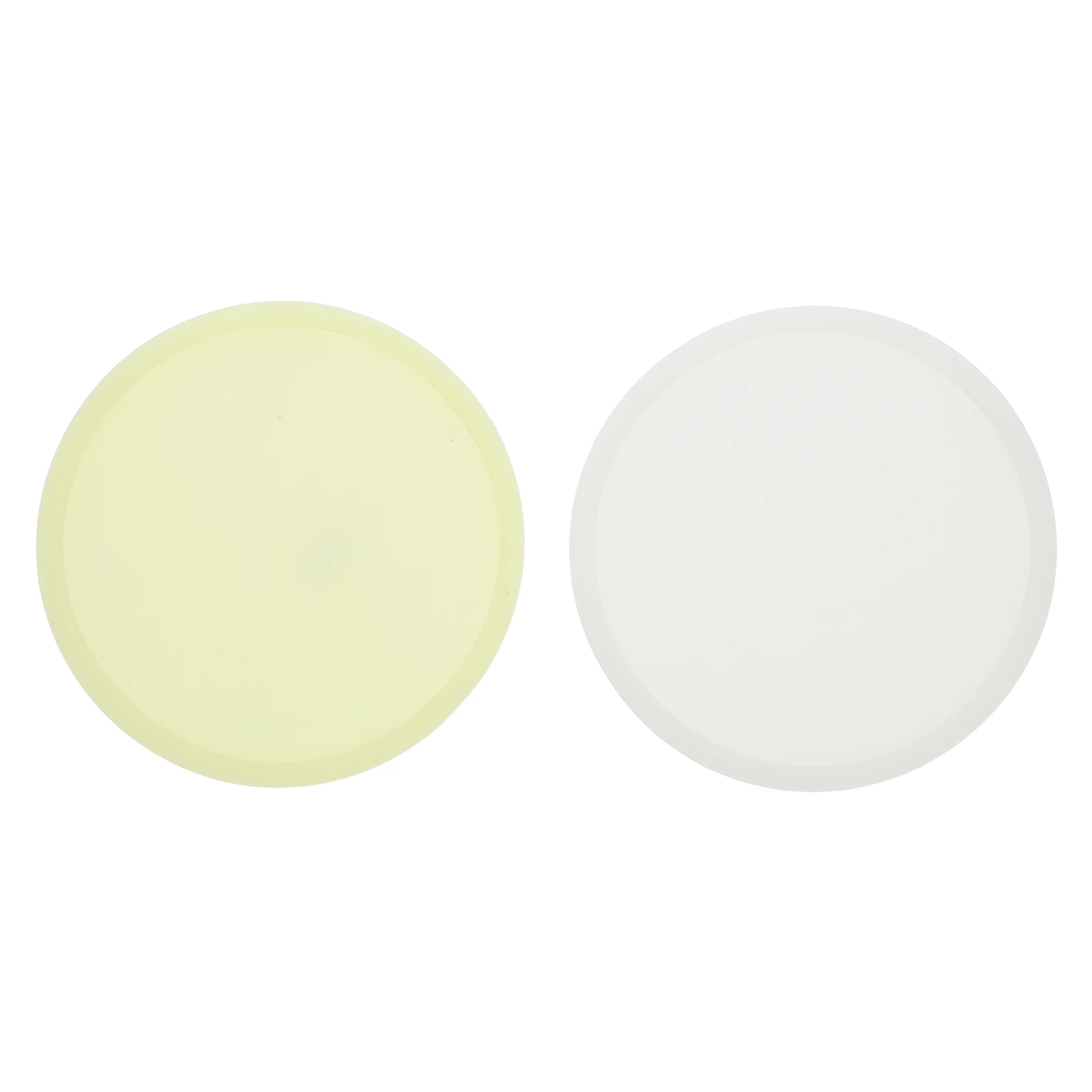 

6pcs Luminous Silicone Coasters Heat Insulation Non-Slip Round Cup Mat For Home Hotel Coffee Shop -40°-230° Waterproof Table