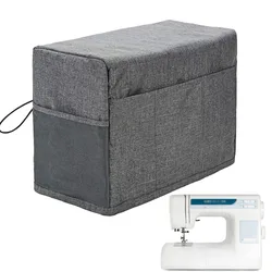 Waterproof Sewing Machine Cover with Pockets Scratch-proof Dust Cover for Most Sewing Machines