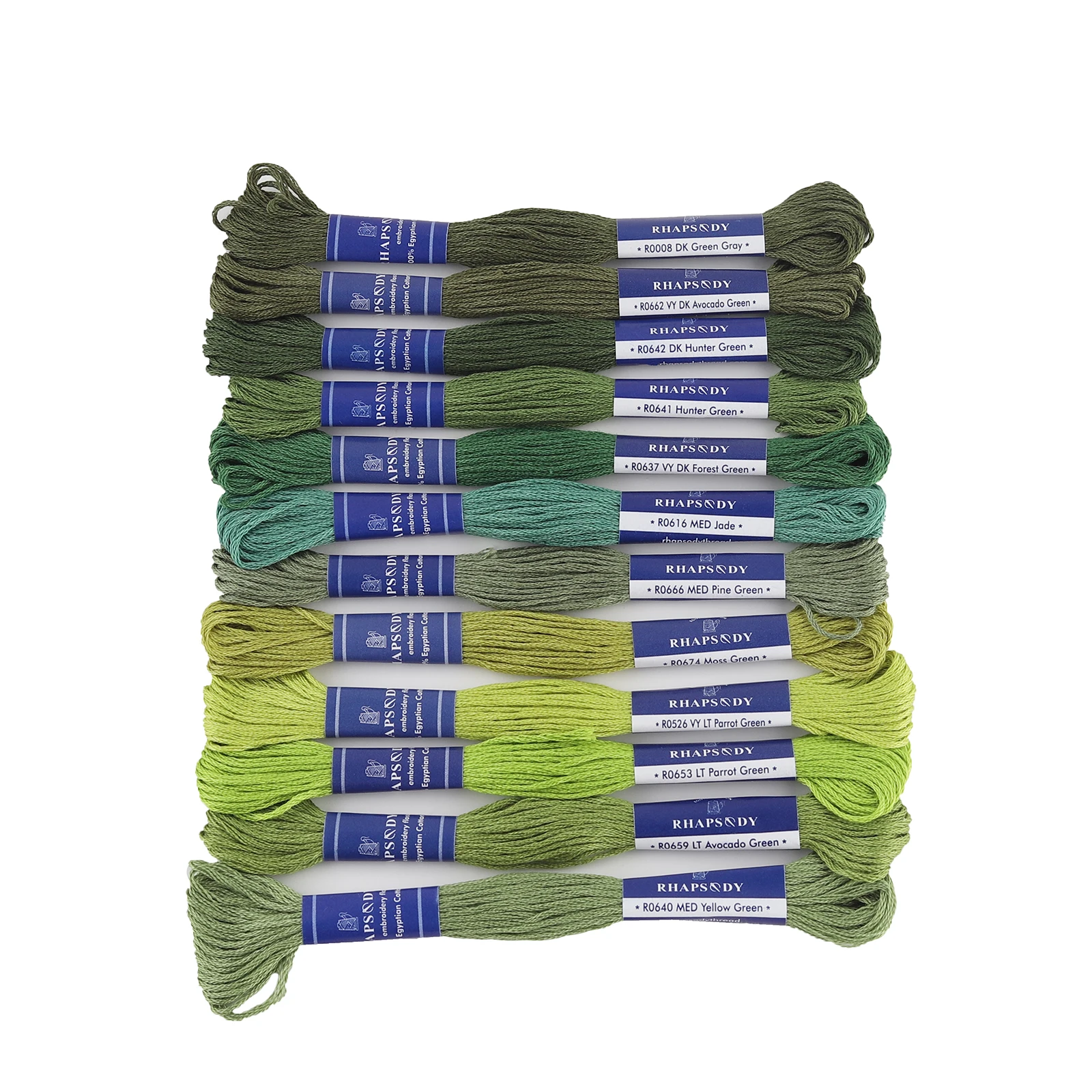 Rhapsodie dmc Qualität ägyptische Baumwolle Stickerei Zahnseide 6 Strang doppelt mercer isierten Kreuz stich faden 12 Farben Set 8 Meter Strang – Detail 21