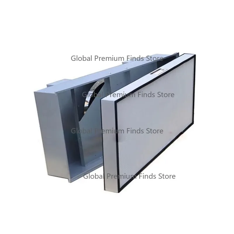 Mushroom Laboratory Laminar Flow Hood Hepa Fan Filter Unit 2x4 FFU with H14 0.3um 110v 220v/50hz Provided 1000-2000 M3h Motor