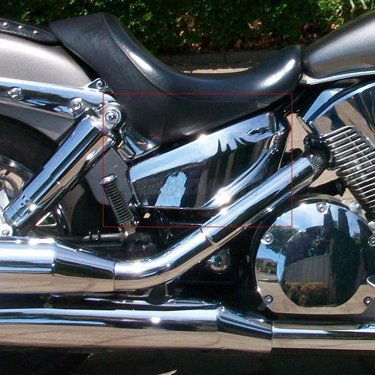 Motorcycle Accessories Battery Fairing Side Covers For Honda VTX 1300 VTX1300 R/S/C/T Retro Spoke Custom Tourer 2003-2009 Chrome