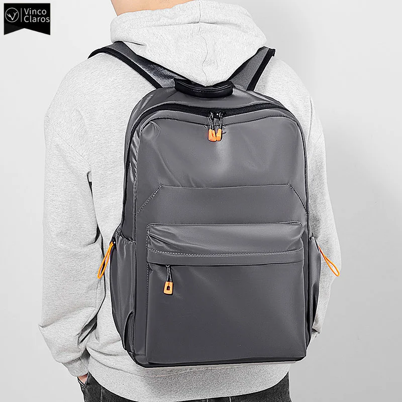 

VC 14 Inch Laptop Backpack USB Charging Waterproof Oxford Urban Man Travel Bag School for College Students