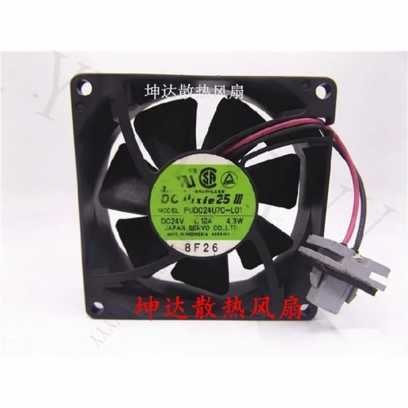 Y+ FÜR SERVO PUDC24U7C-L01 24V0,18A 4,3W 8025 80mm Inverter-Lüfter