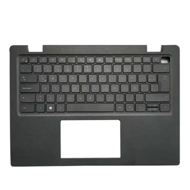 Imagem -05 - Teclado para Notebook com Luz de Fundo Palmrest Upper Cover Case Dell Latitude 3420 E3420 Reino Unido Eua Latim Espanhol Russo Brasil Novo