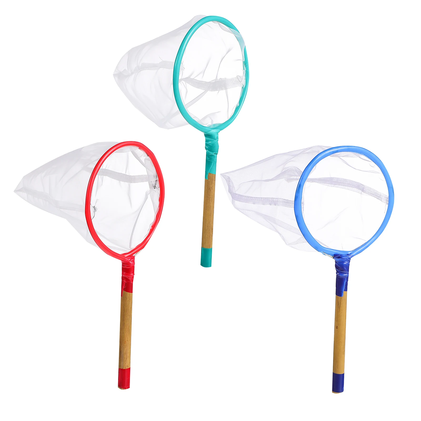 

3pcs Fishing Premium Stainless Steel Aquarium Fish Tank Pool Portable Landing Net For Fish Shrimp Separator Dense Leakproof Dip