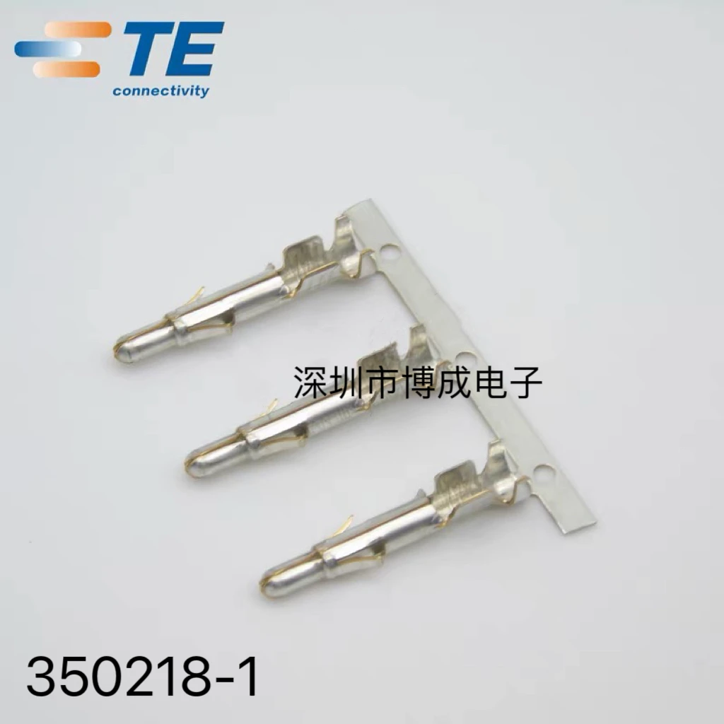 100Pcs 350218-1 Conn Pin 14-20AWG Crimp Tin 100% New Electrical Connector Terminal Block for Electronics Market
