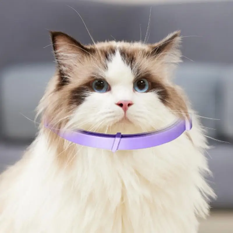 

Pet Calming Collar 4x Cat Calming Collar Adjustable Cat Collar Efficient Relieve Stress Collar Stress Separation Relief Collar