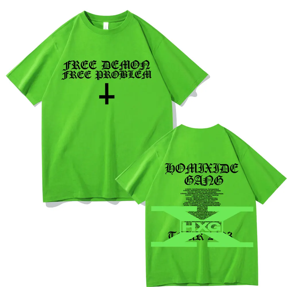 Rapper Homixide Gang Shot or Not Graphic T-shirt Playboi Carti