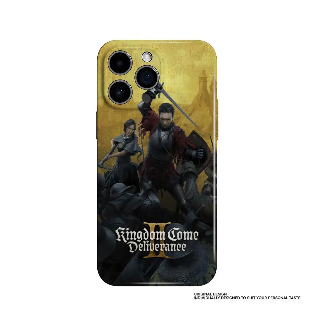 Kingdom Come Deliverance II حافظة هاتف لهاتف سامسونج S25 24 23 22 Ultra Plus لامعة عالية الدقة بفتحة رفيعة غلاف صلب #1