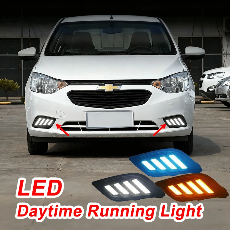 

2pcs for Chevrolet AVEO SAIL3 2015-2018 LED Flowing Daytime Running Light