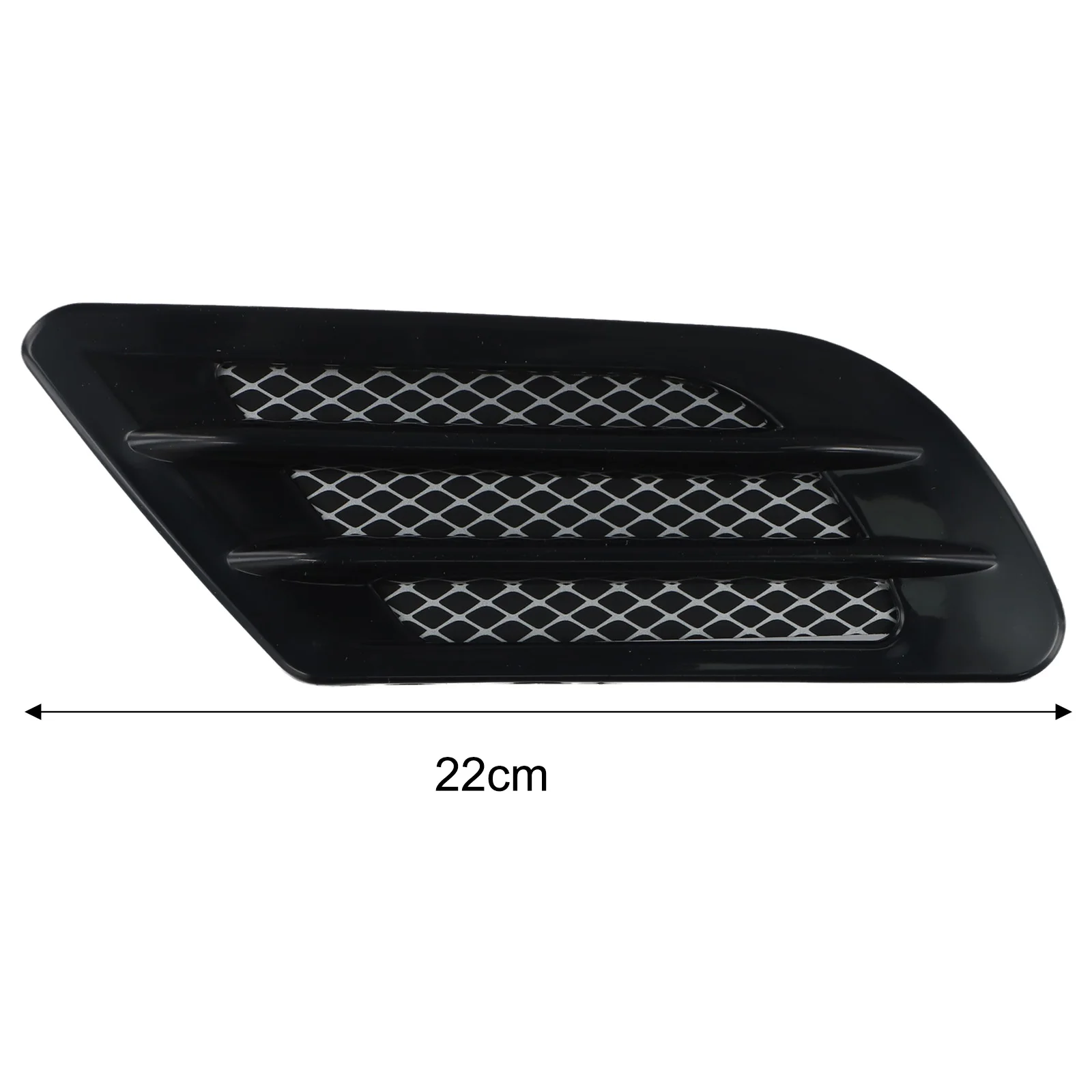 Car Bonnet Air Flow Car Hood Intake Vent Resistant To Wear Plastic Material Adhesive Backing Easy Installation