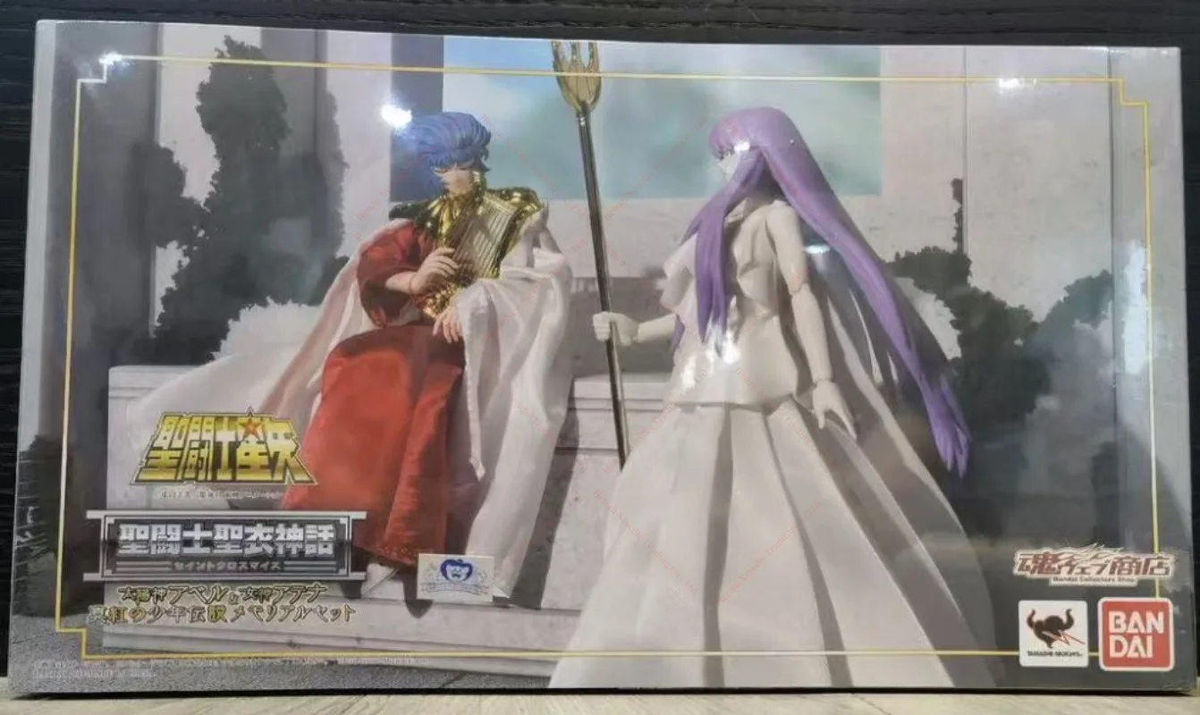 재고 반다이 성천 신화 피버스 아벨 아폴로 아테나 기념 세트, 소울 장난감 컬렉션 선물