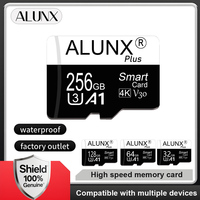 CLASS 10-U3 ALUNX Micro TF SD Card 128GB 64GB 32GB 16GB 8G Memory Card Flash Class 10 Support Mobile Phones UAV Etc Card Reader