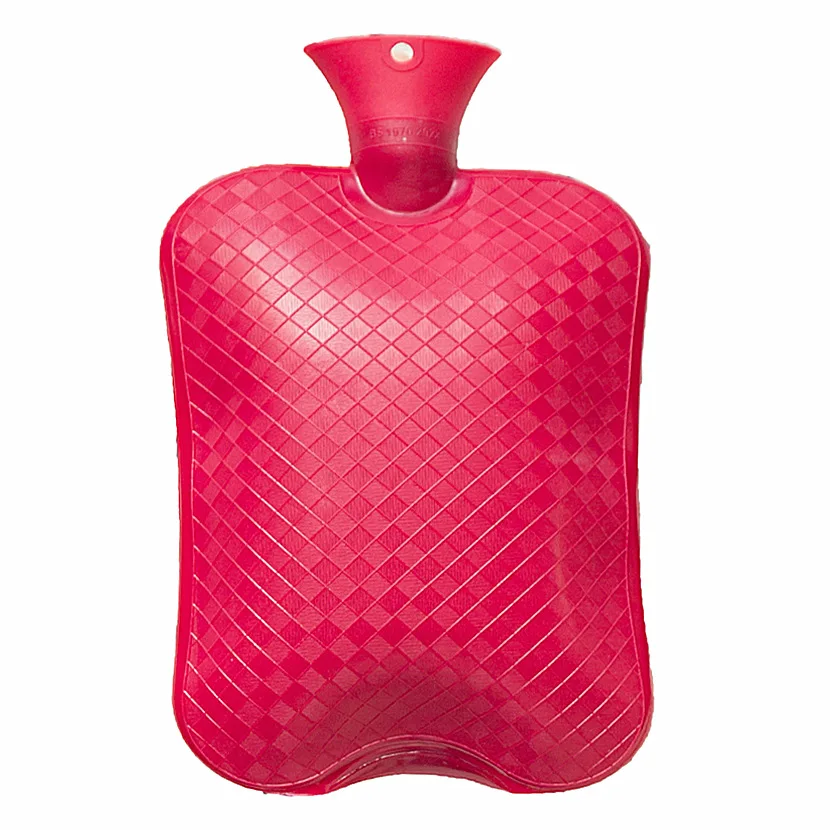 3L Big Water-filling PVC Hot Water Bottle Reusable Hot Water Bag for Pain Relief with Cover