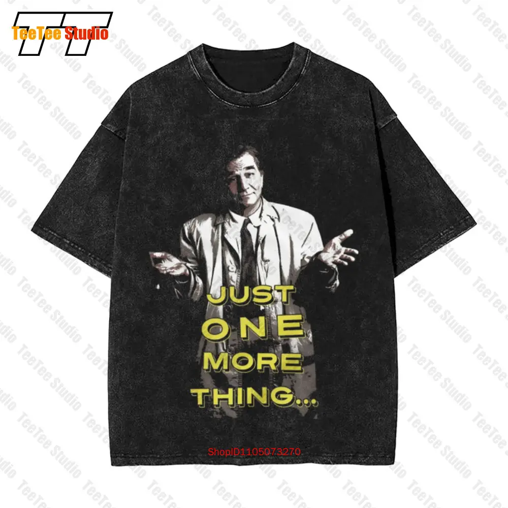 

Винтажная футболка большого размера в стиле Columbo Just One More Thing DGGW