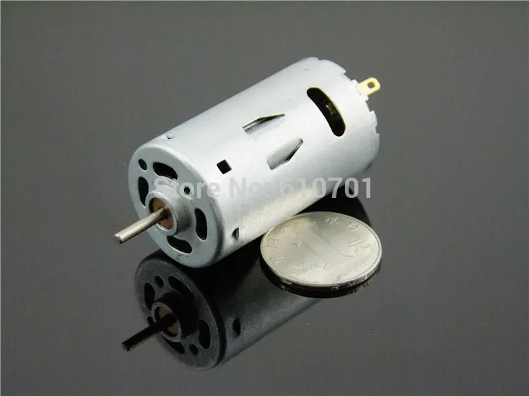 Strong Magnetic High Speed Motor 27.6mm Diameter 6V 6500RPM 12V 13000RPM 24V 26000RPM Mini Electric Drill Motor High Torque 390