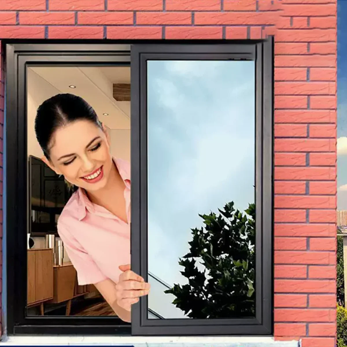 Sun Protection One-Way Mirrors Window Film Stickers Household Insulated Glass Film Windows Balconies Privacy Protection