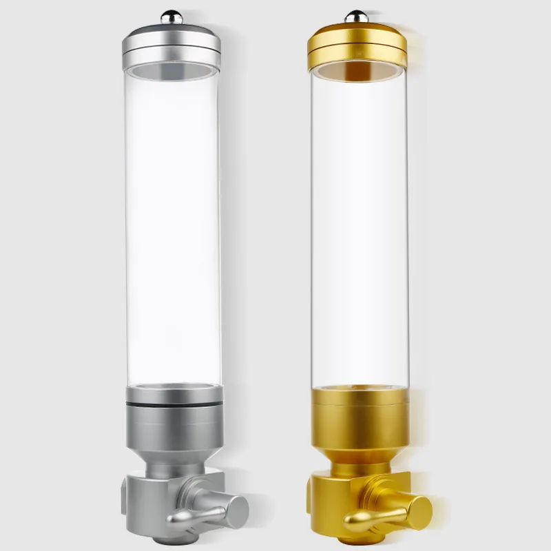 Aluminium Alloy and Acrylic 1800g Coffee Bean Dispenser Coffee Bean Container Stand Coffee Bean Canister Suspension sealed Jar
